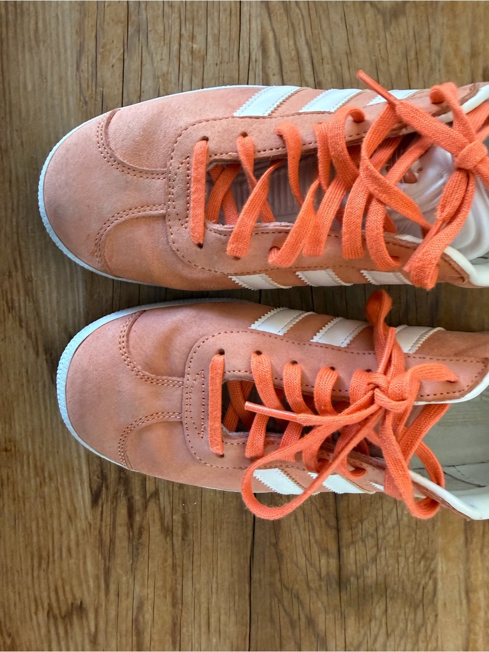 Adidas Gazelle Solar Orange Coral Tennis Shoe Sneakers Athletic Women’s 8 - Picture 8 of 8